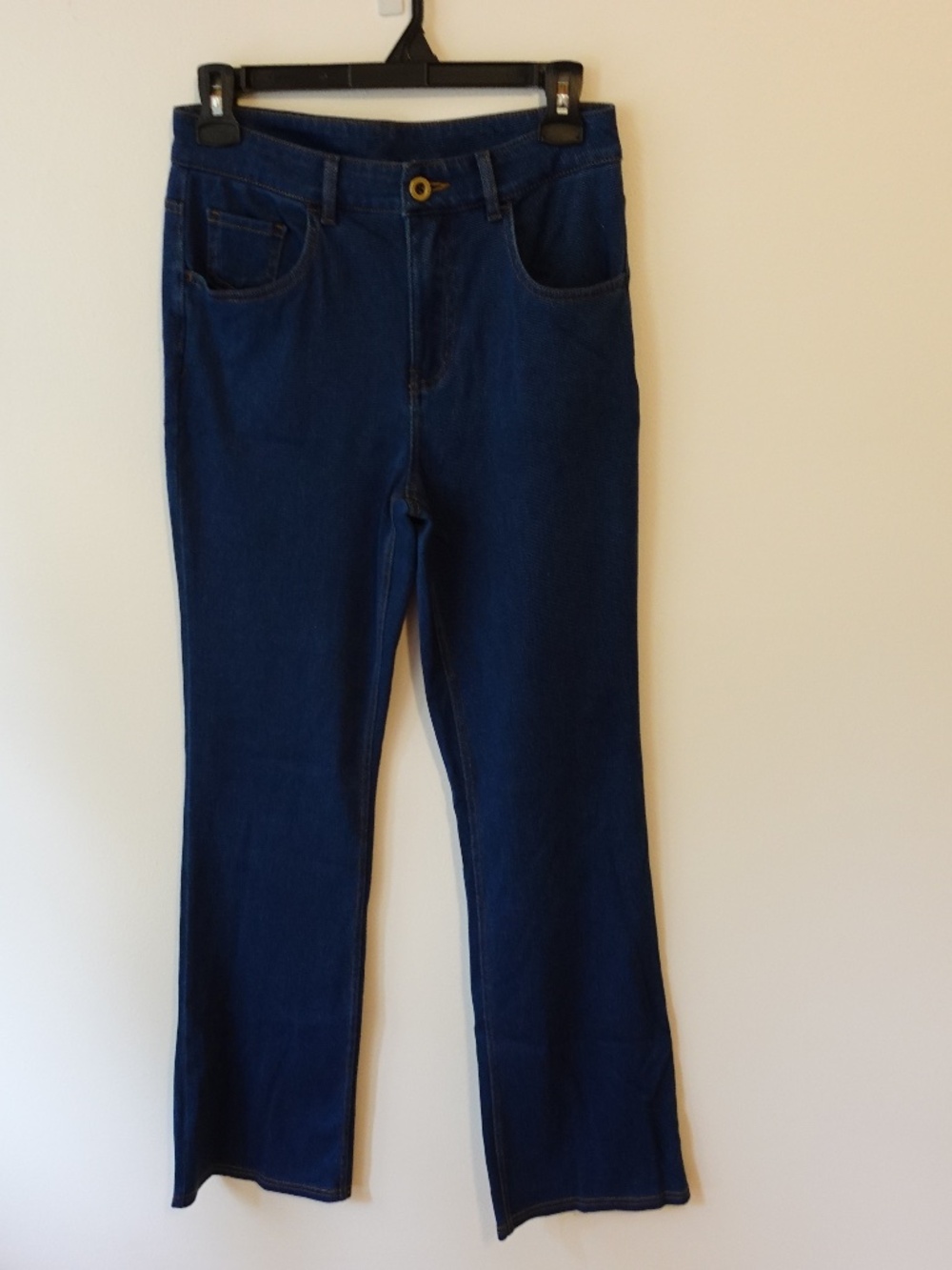 Halara Flex™ Mid Rise Pockets Casual Bootcut Jeans | Navy Blue | Size S